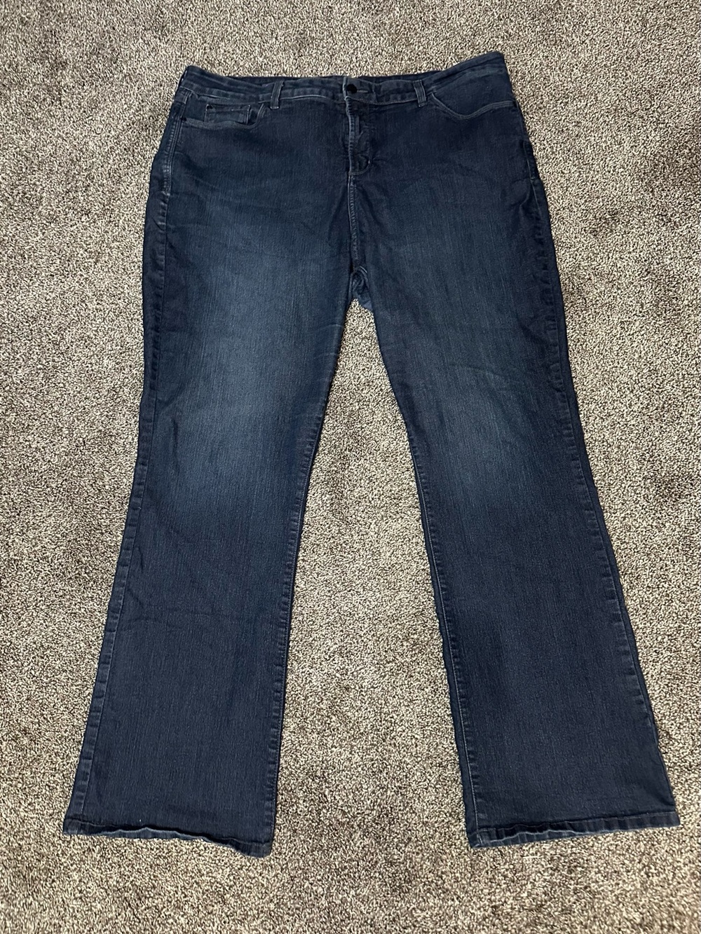 NYDJ Barbara Bootcut Dark Wash Jeans Size 22
